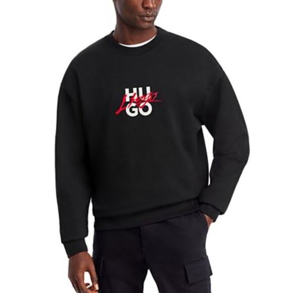 Hugo Dlogonty Crewneck Sweatshirt Mens Sz XL - Picture 1 of 6